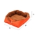SOGA Orange Dual-purpose Cushion Nest Cat Dog Bed Warm Plush