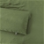 Natural Home Vintage Washed Hemp Linen Quilt Cover Set Olive Super KingBed