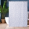 Sherwood Single Fabric Shower Curtain Seashells 180x180cm