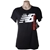 NEW BALANCE Women's Classic Fly Tee, Size M, Cotton, Black. Buyers Note - D