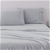 Dreamaker 1500TC Cotton Rich Sateen Sheet Set Dove Grey Queen Bed