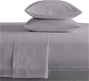 Box of 8 x 4pce 1000 Thread Count Super Soft Bed Sheets Set, Grey, Double