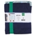 GLOSTER Men's 2pc Sleepwear Set, Size L, 100% Cotton, Navy/Light Blue Surf