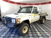 2012 Toyota Landcruiser Workmate VDJ79R Turbo Diesel Manual Cab Chassis