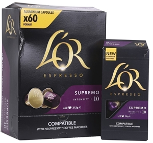 L'OR 60pk Espresso Supremo Intensity 10 