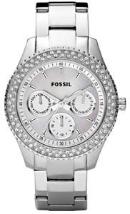 Fossil Stella Ladies Crystal Set Watch -