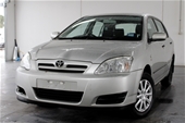 Unreserved 2006 Toyota Corolla Ascent ZZE122R Automatic