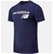 NEW BALANCE Men's C C Logo Tee, Size L, Cotton/Polyester, Navy. Buyers Note