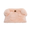 Charlie's Shaggy Faux Fur Bolster Sofa Protector Bed Soft Beige Small