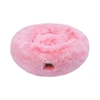 Charlie's Donut Faux Fur Calming Pet Nest Ombre Pink Small