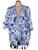 2 x BETTINA LIANO Women's Tassel Kimono, Size L/XL, 100% Viscose, Indi Ink.