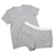 CALVIN KLEIN Women's 2pc Pyjama Set, Size L, Cotton/ Elastane, Grey. Buyer