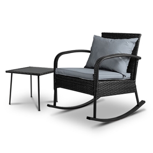 Gardeon Outdoor Wicker Rocking Chair and