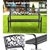 Garden Bench Seat Outdoor Chair Steel Iron Patio Furniture Vintage Gardeon