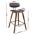 Artiss 4x Wooden Bar Stools Kitchen Bar Stool Dining Chair Cafe Wood 8782