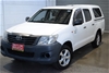 2012 Toyota Hilux 4X2 WORKMATE TGN16R Manual Dual Cab