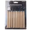 2 x 10pc Wood Carving Sets. Buyers Note - Discount Freight Rates Apply to A