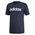 ADIDAS Men's Essentials Linear Tee, Size M, 100% Cotton, Navy. Buyers Note