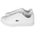 LACOSTE Women's Hydez 119 Sneakers, Size UK 3.5, White/ Gold. Buyers Note -