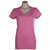SIGNATURE Women's V-Neck T-Shirt, Size L, 100% Cotton, Pink. Buyers Note -