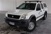 Unreserved 2006 Holden Rodeo LX TD Crew Cab RA Turbo Diesel