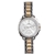 COACH Women's 40mm Boyfriend Collection Watch, Silver-tone Dial, Two-tone S