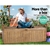 Gardeon Outdoor Storage Box Wooden Garden Bench 128.5cm Tool Toy Sheds XL