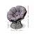Gardeon Papasan Chair and Side Table Set - Grey