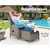 Gardeon Recliner Chair lounge Outdoor Setting Patio Furniture Wicker Sofa