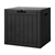 Gardeon Outdoor Storage Box 118L Container Lockable Indoor Tool Shed Black