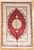Fine Oriental Silk Red Medalion Hereke Rug - Size 230cm x 160cm