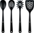OXO 4pc Good Grips Nylon Kitchen Tool Set, Incl: Spoon, Slotted Spoon, Squa