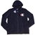 CHAMPION Men's Zip Hoodie, Size M, Cotton/Polyester, Navy. Buyers Note - Di