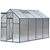 Greenfingers Alum Greenhouse Green House Garden Shed Polycarbonate2.52x1.9M