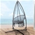 Gardeon Outdoor Hammock Chair with Steel Stand Cotton Swing Hanging 124CM