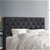 Artiss Bed Head Headboard Queen Size Fabric Frame Base CAPPI Charcoal