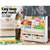 Keezi 4 tier Kids Bookshelf Wooden Bookcase Children Organiser Display Rack