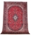 Very Finely Woven Deep Red Navy Pile Size cm: 405 X 295
