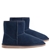 Royal Comfort Ugg Boots Womens Leather Upper Wool Lining - (6-7) - Navy
