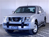 Unreserved 2008 Nissan Navara ST-X 4X4 DOUBLE CAB D40 