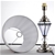 SOGA 4x LED Elegant Table Lamp with Warm Shade Desk Lamp