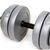 Palm Springs 30kg Vinyl Dumbbell Weights Set - SIlver