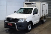 2013 Toyota Hilux 4X2 WORKMATE ManC/Chassis Fridge Truck