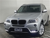 Unreserved 2013 BMW X3 xDrive 20i F25 Automatic - 8 Speed 