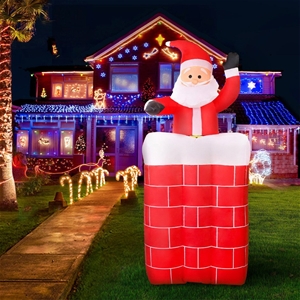 Jingle Jollys 1.8M XMas Inflatable Pop U