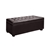 Artiss Storage Ottoman Blanket Box Footstool Leather Chest Toy Brown