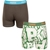 Puma Boys 2 Pack College Text Boxer Shorts
