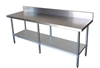 Stainless Steel Work Table Commercial Kitchen Bench 2400MM W x 700MM D