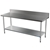 Stainless Steel Flat Bench 1000 x 600 x900mm with splashback
