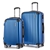 Wanderlite 2pcs Luggage Travel Suitcase Hard Case Carry Blue